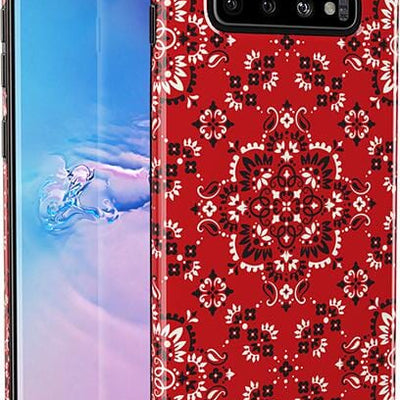 I'm with the Band | Red Bandana Print Samsung Case
