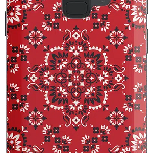 I'm with the Band | Red Bandana Print Samsung Case