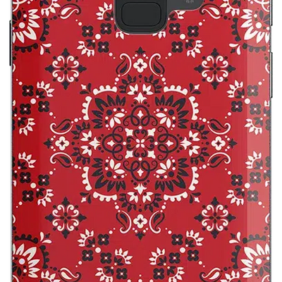 I'm with the Band | Red Bandana Print Samsung Case