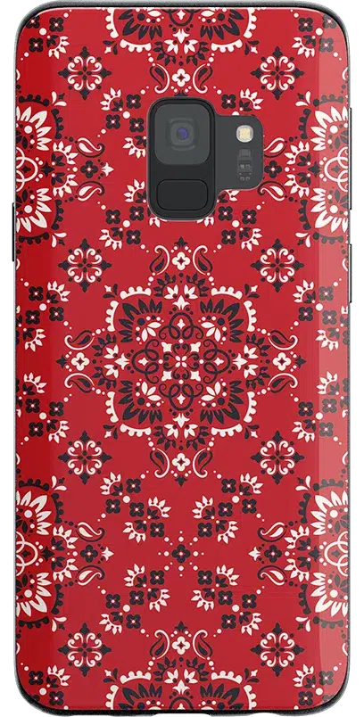 I'm with the Band | Red Bandana Print Samsung Case