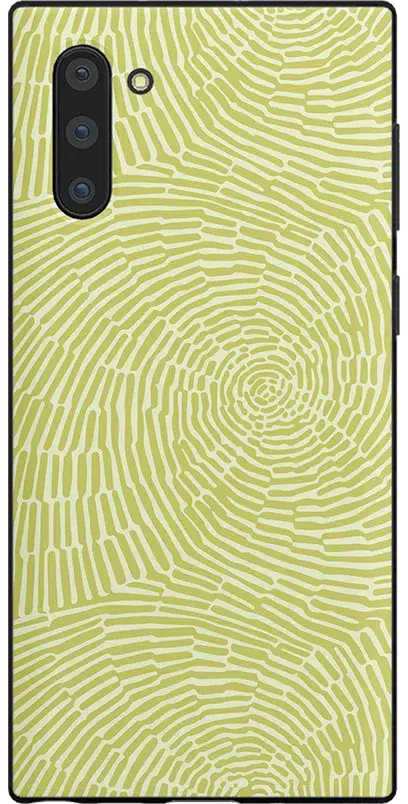 Swirl Away | Tea Green Geometric Samsung Case