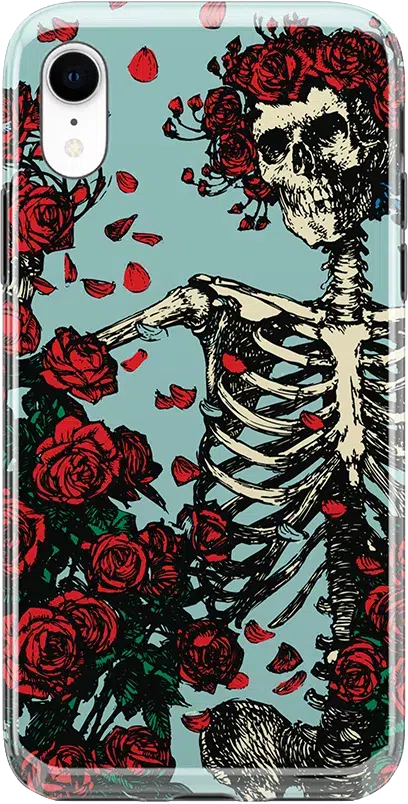 Forever Grateful | Grateful Dead Skeleton Floral Case