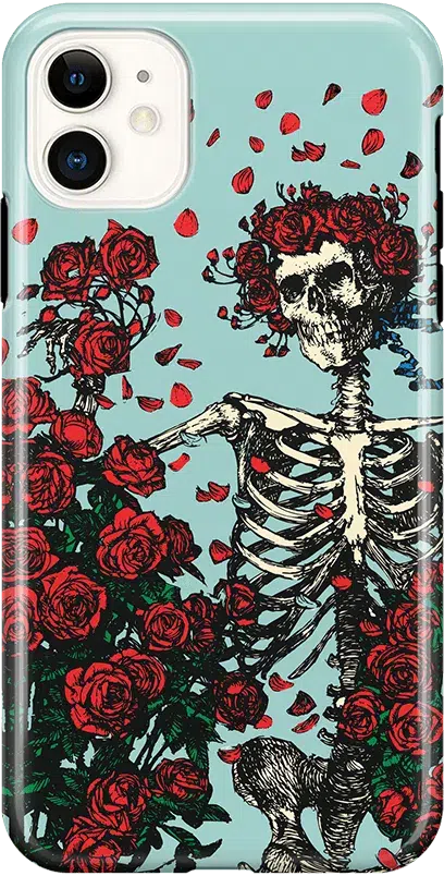 Forever Grateful | Grateful Dead Skeleton Floral Case