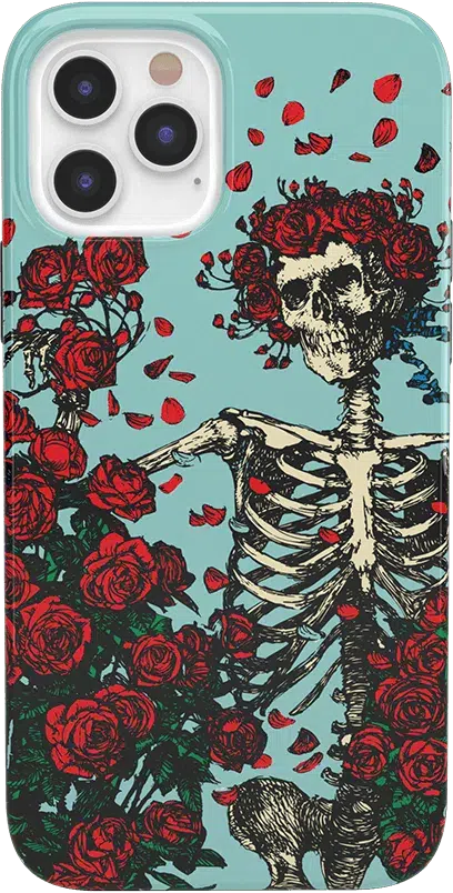 Forever Grateful | Grateful Dead Skeleton Floral Case
