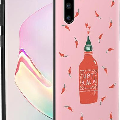 Spicy AF | Pink Chili Hot Sauce Samsung Case