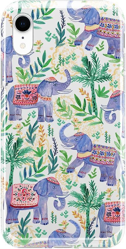 Pastel Gardens | Watercolor Elephant Floral Case