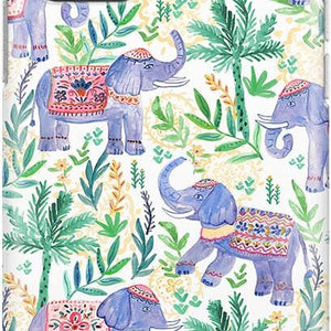 Pastel Gardens | Watercolor Elephant Floral Case