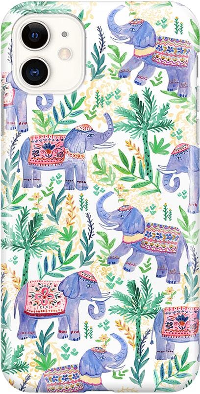 Pastel Gardens | Watercolor Elephant Floral Case