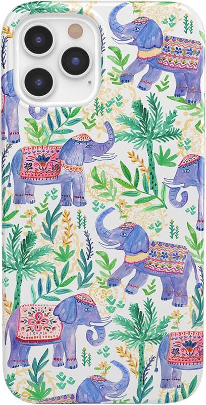 Pastel Gardens | Watercolor Elephant Floral Case