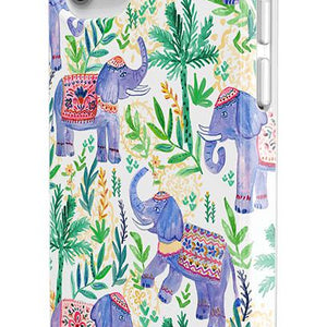 Pastel Gardens | Watercolor Elephant Floral Case