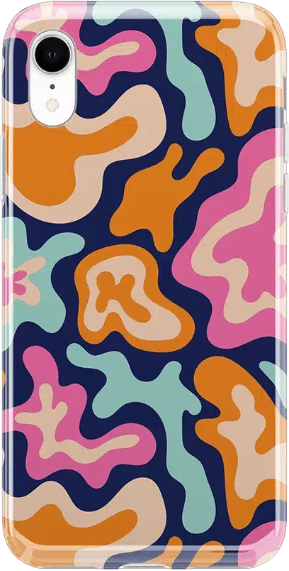 Midnight Color Splash | Abstract Retro Case