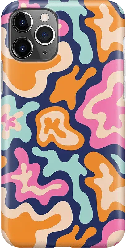 Midnight Color Splash | Abstract Retro Case