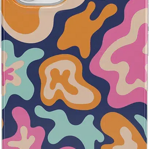 Midnight Color Splash | Abstract Retro Case