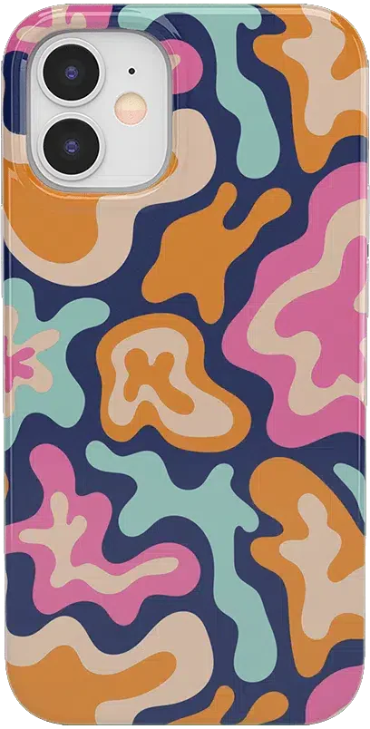 Midnight Color Splash | Abstract Retro Case
