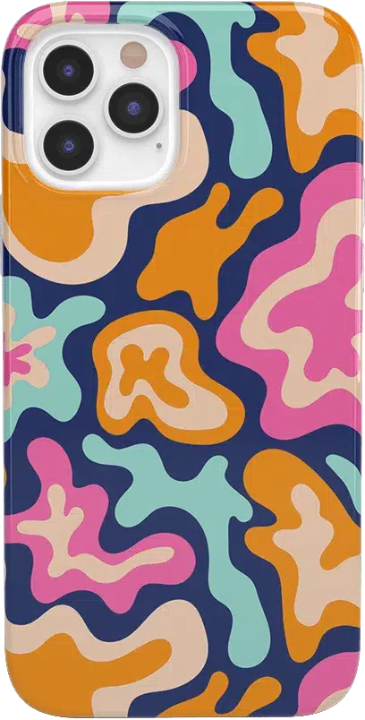 Midnight Color Splash | Abstract Retro Case
