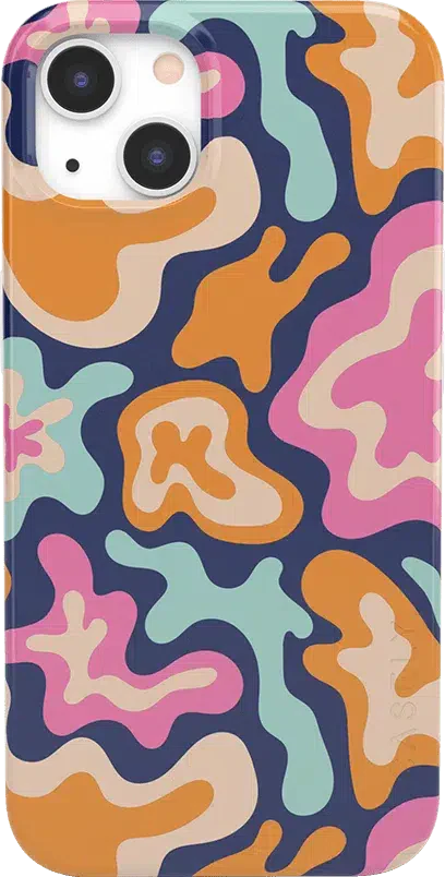 Midnight Color Splash | Abstract Retro Case