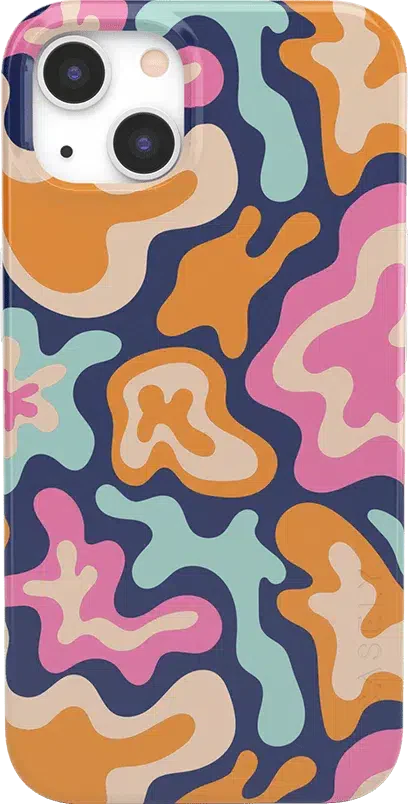 Midnight Color Splash | Abstract Retro Case