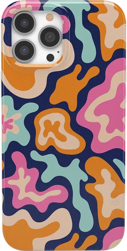Midnight Color Splash | Abstract Retro Case