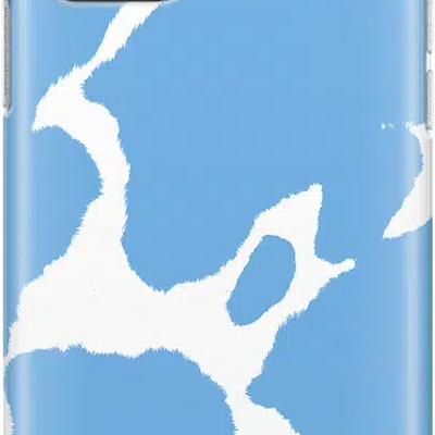 Current MOOd | Light Blue Cow Print Case