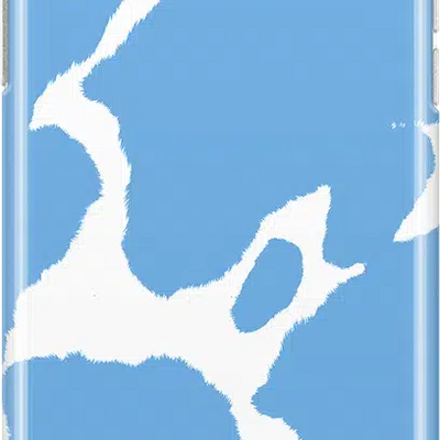 Current MOOd | Light Blue Cow Print Case