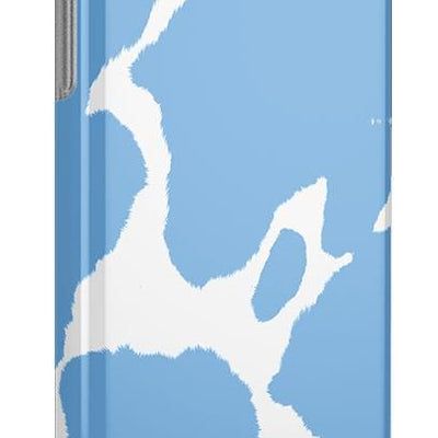 Current MOOd | Light Blue Cow Print Case