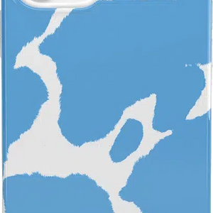 Current MOOd | Light Blue Cow Print Case