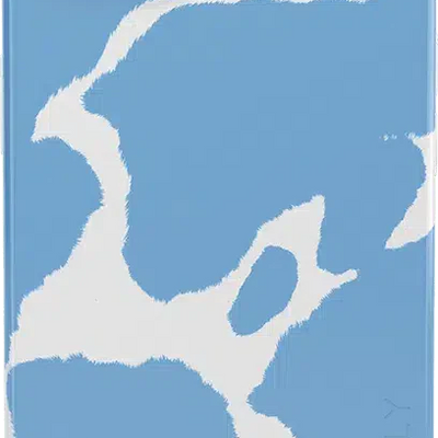 Current MOOd | Light Blue Cow Print Case