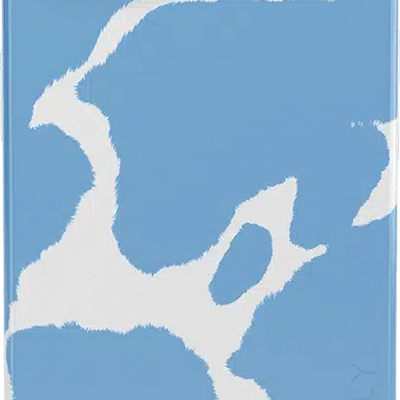 Current MOOd | Light Blue Cow Print Case