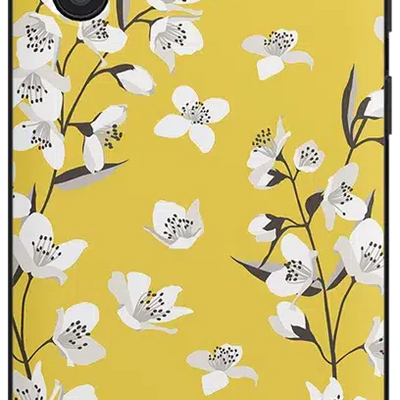 Floral Forest | Yellow Cherry Blossom Floral Samsung Case