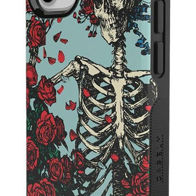 Forever Grateful | Grateful Dead Skeleton Floral Case