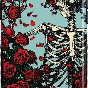 Forever Grateful | Grateful Dead Skeleton Floral Case
