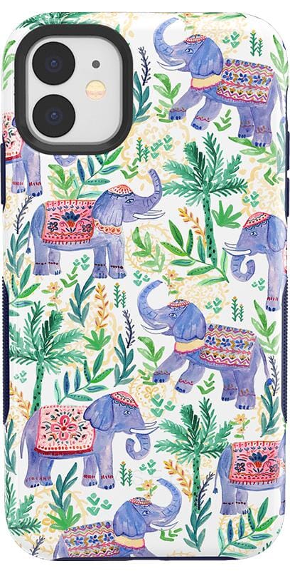 Pastel Gardens | Watercolor Elephant Floral Case