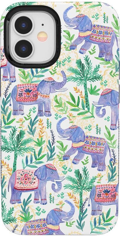 Pastel Gardens | Watercolor Elephant Floral Case