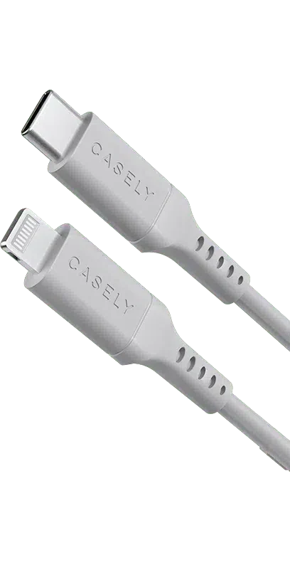 Fast Charging Cable | MFi Certified Lightning to USB-C Cord - White Cord
