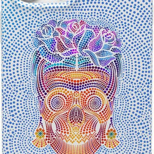 Vida y Muerte | Frida Kahlo Dotted Skull Case