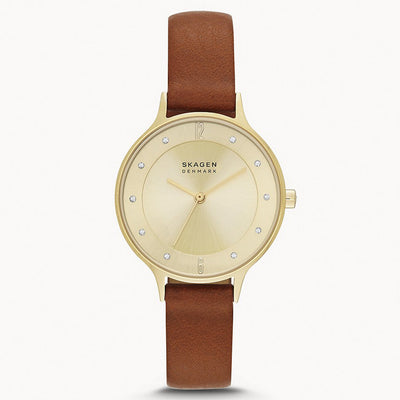 Skagen Anita Lille Gold Dial Women 30mm