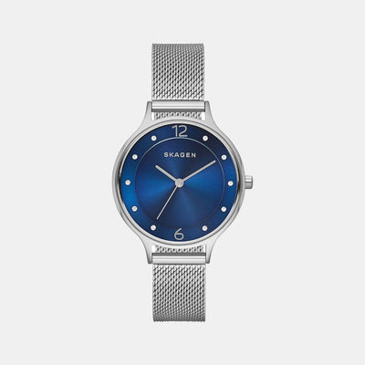 Anita Lille Women Quartz Blue Dial Analog Stainless Steel Watch SKW2307