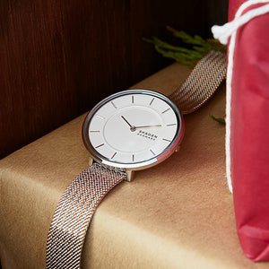 Skagen Gitte  White Dial Women 38mm