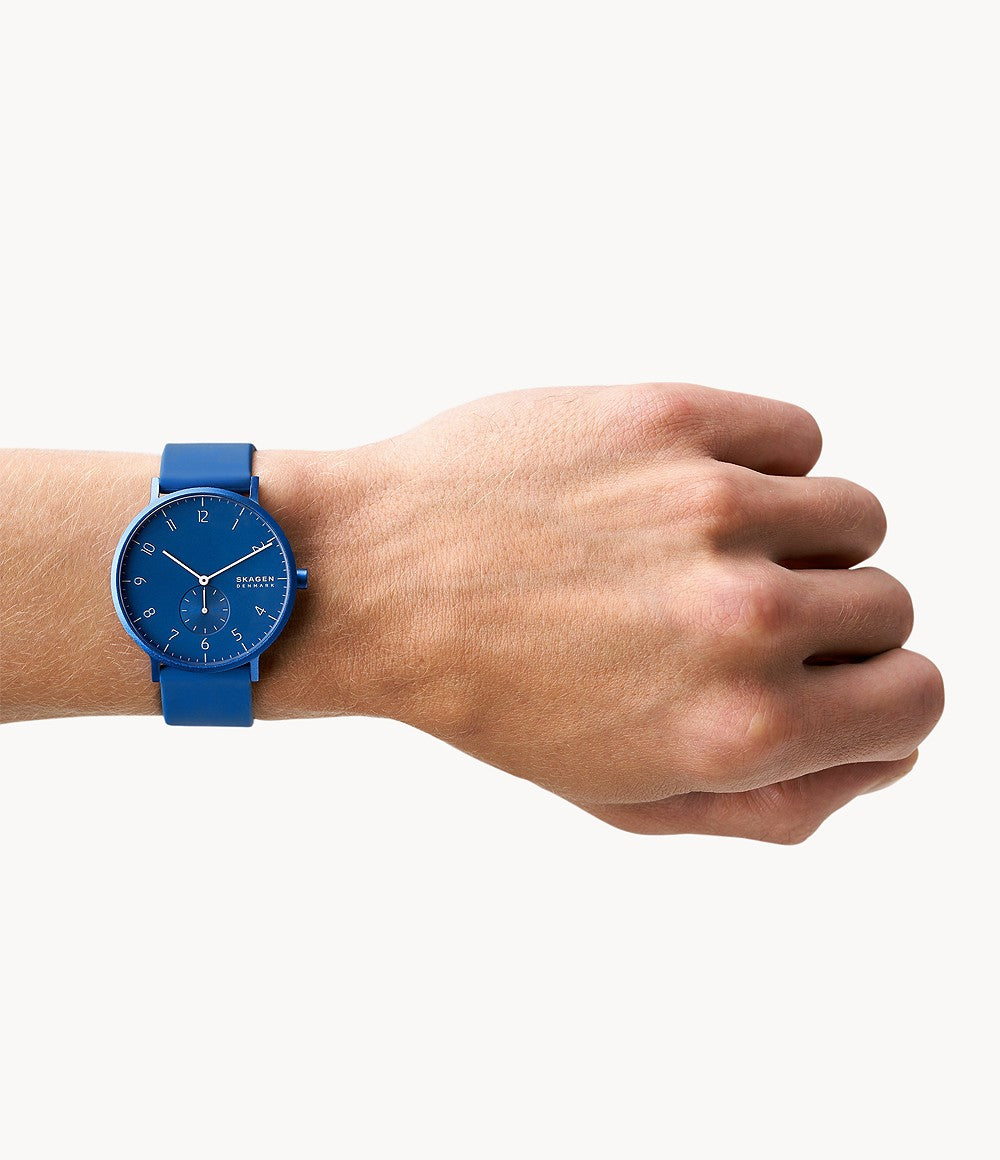 Skagen Aaren Kulor Marine Blue Dial Men 41mm