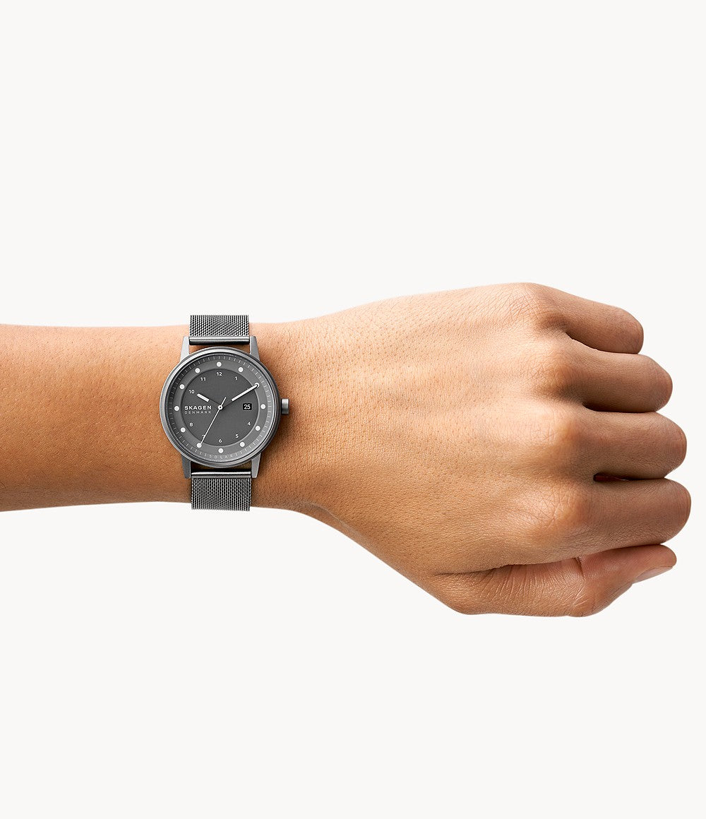 Skagen Henriksen Men's Grey Dial & Chain Watch