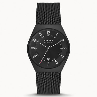 Skagen Grenen  Black Dial Men 37mm