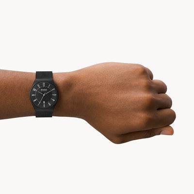 Skagen Grenen  Black Dial Men 37mm