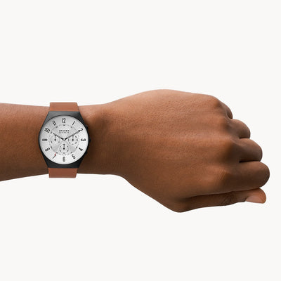 Skagen Grenen  Silver Dial Men 42mm