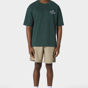Pas De Monaco Slanted Pedosa Green T-Shirt