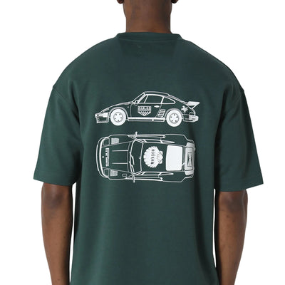 Pas De Monaco Slanted Pedosa Green T-Shirt