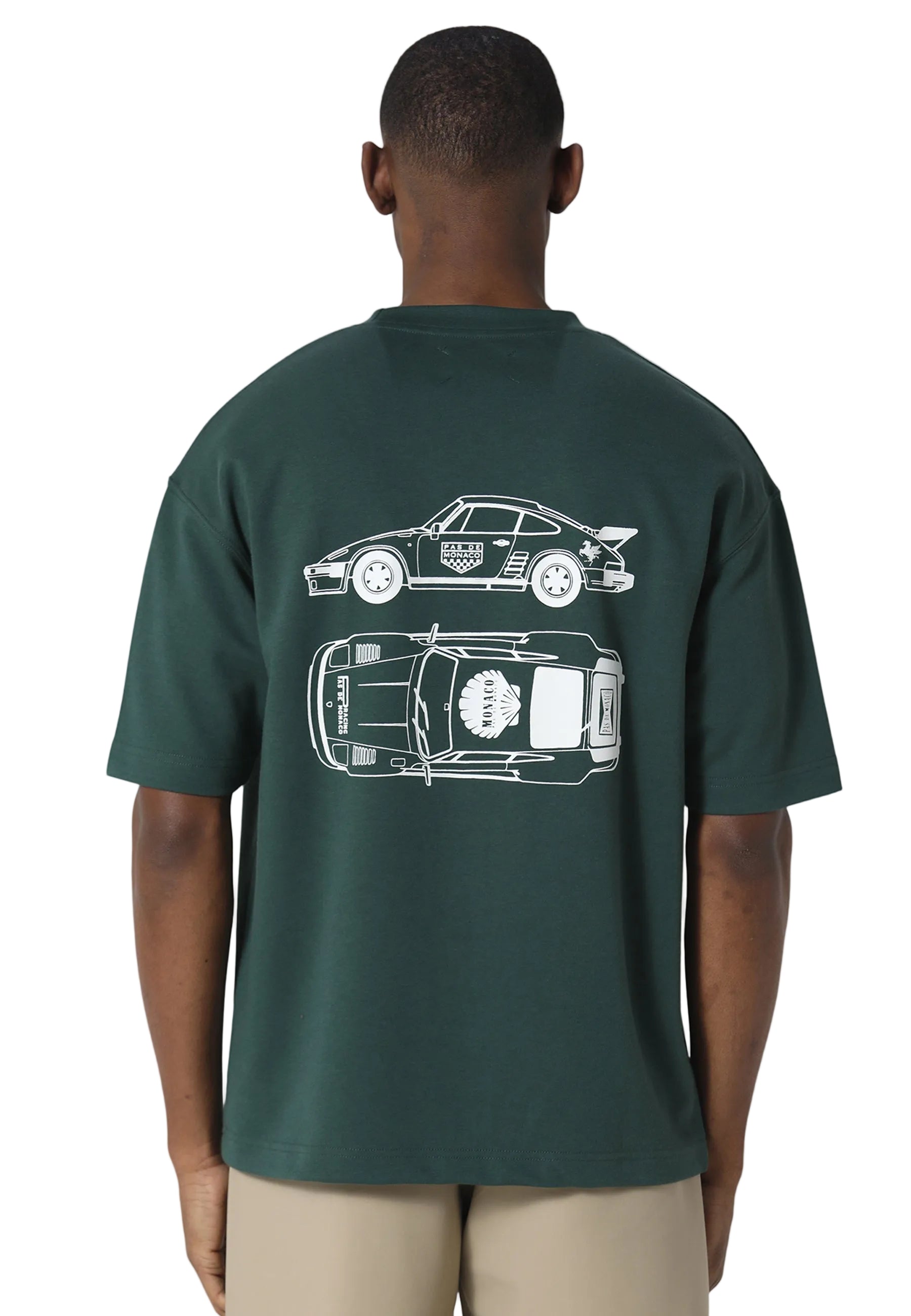 Pas De Monaco Slanted Pedosa Green T-Shirt