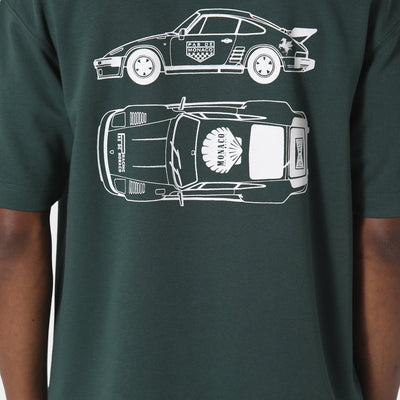 Pas De Monaco Slanted Pedosa Green T-Shirt