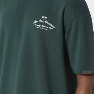 Pas De Monaco Slanted Pedosa Green T-Shirt