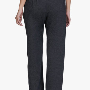 Cotton Blend Full Length Pyjama Bottom - Charcoal