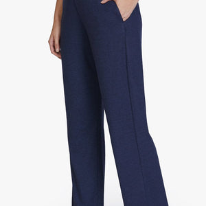 Cotton Blend Full Length Pyjama Bottom - Navy